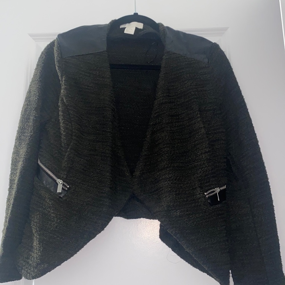 Green/black blazer